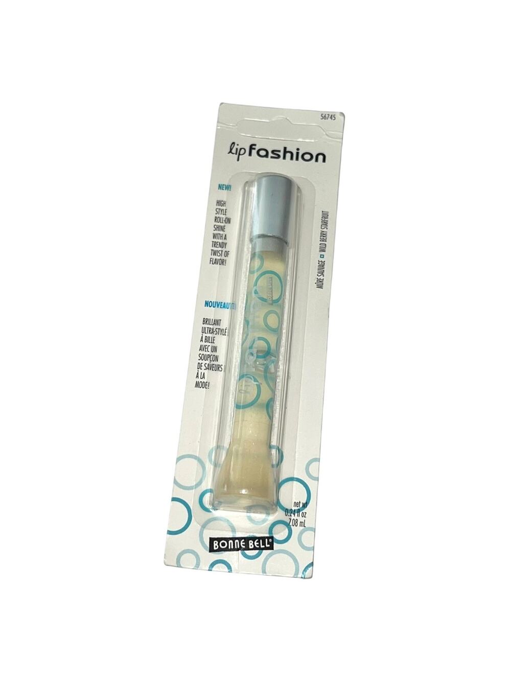 VTG Y2k Bonne Bell Lip Smacker Lip Fashion Roll On Gloss Wild Berry Starfruit